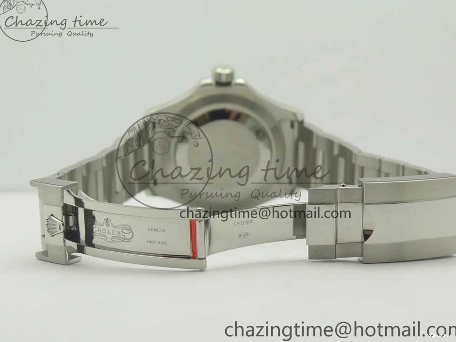 ARF on 1:1 Bracelet Best SH3135 116622 Edition Blue Dial SS Yacht-Master 0115